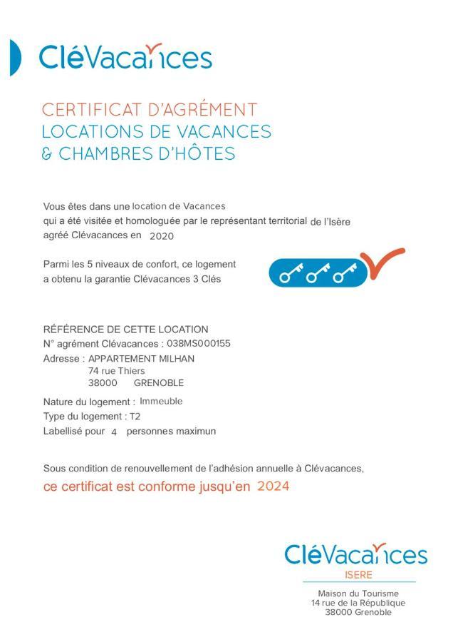 Apartment Milhan Quartier Aigle Championnet Grenoble
